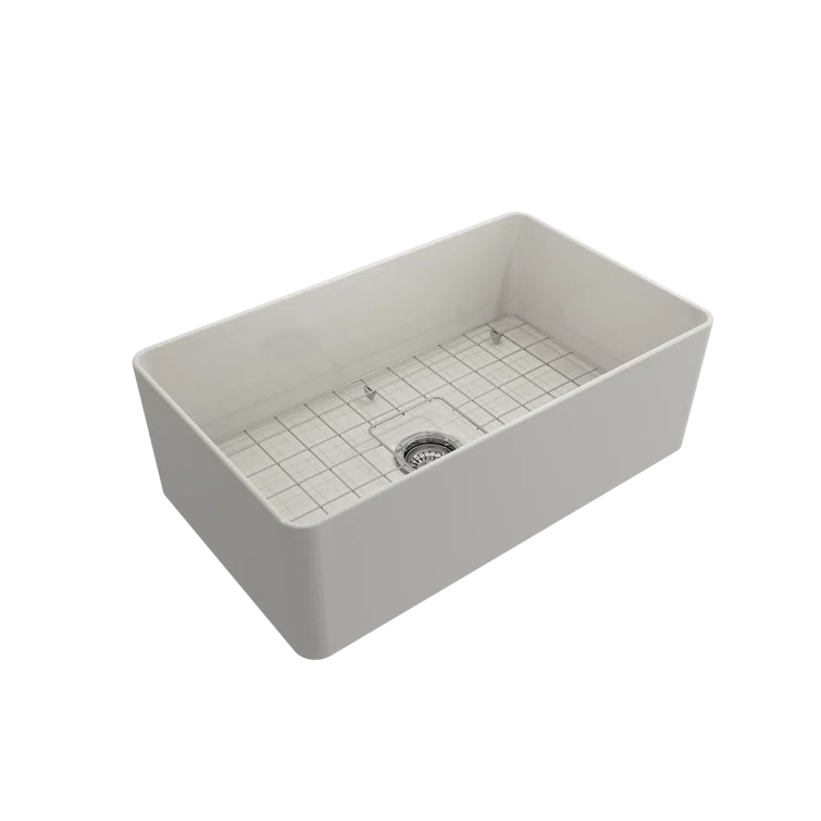 Aderci 30'' L Farmhouse Apron-Front Fireclay Kitchen Sink