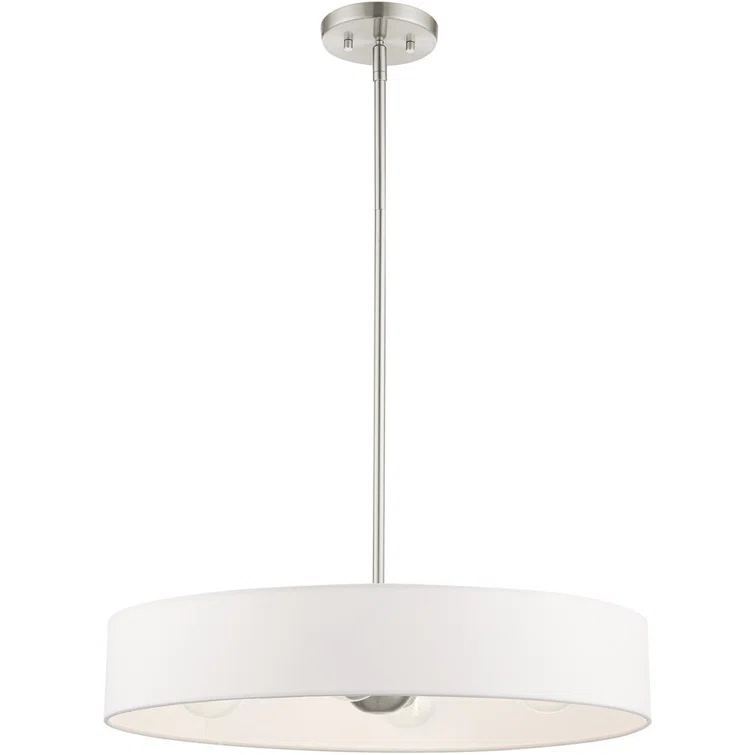 4 - Light Dimmable Drum Chandelier