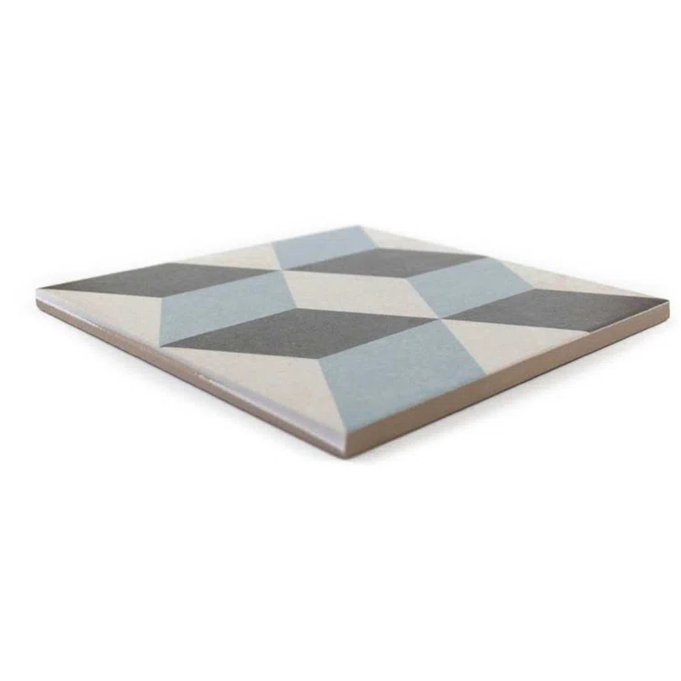Prism 9" x 9" Porcelain Patterned Singular Wall Floor Use Tile