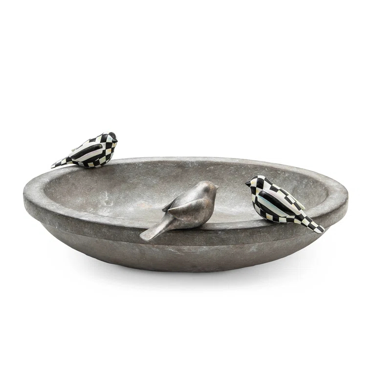 MacKenzie-Childs Naturals Birdbath