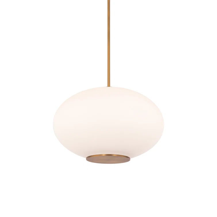 Illusion Single Light Glass Dimmable LED Pendant