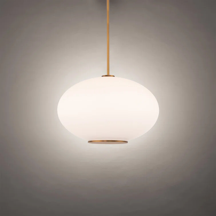 Illusion Single Light Glass Dimmable LED Pendant