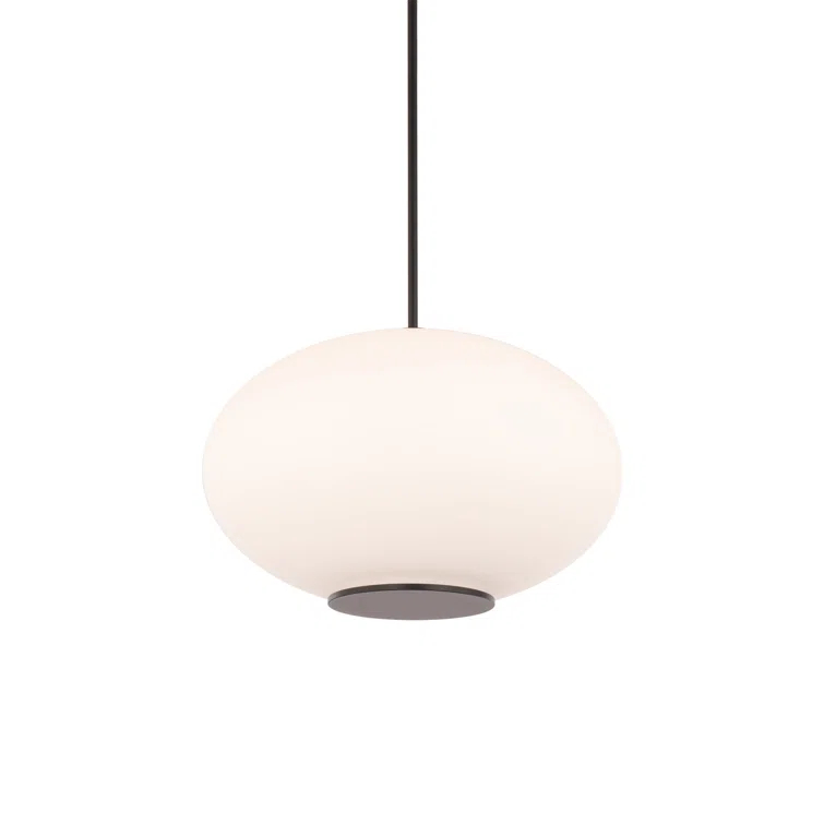 Illusion Single Light Glass Dimmable LED Pendant