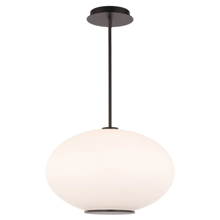 Illusion Single Light Glass Dimmable LED Pendant