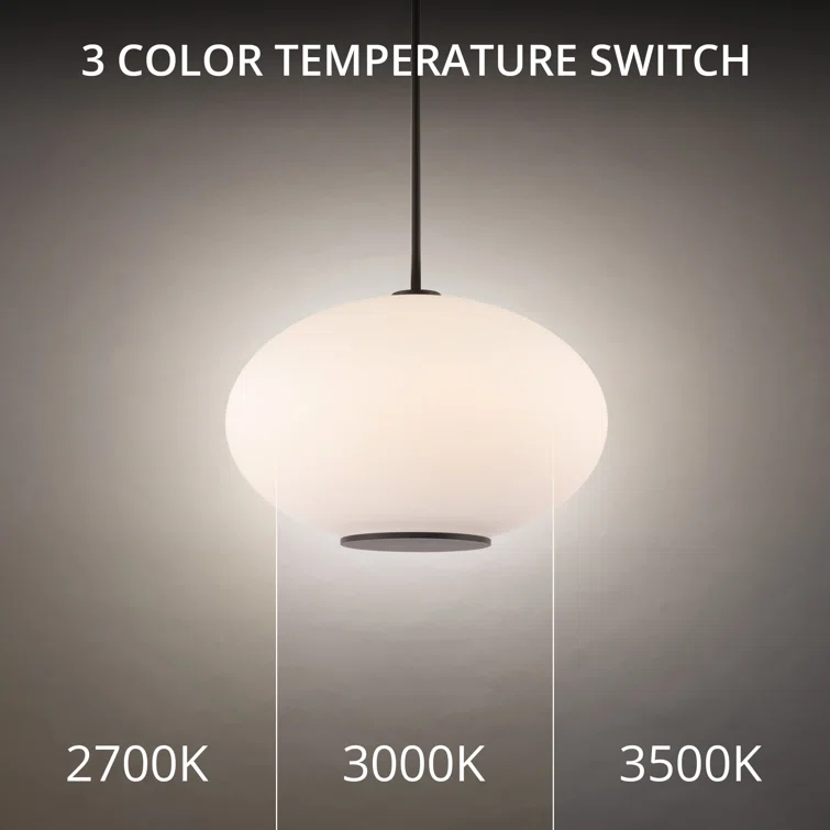 Illusion Single Light Glass Dimmable LED Pendant