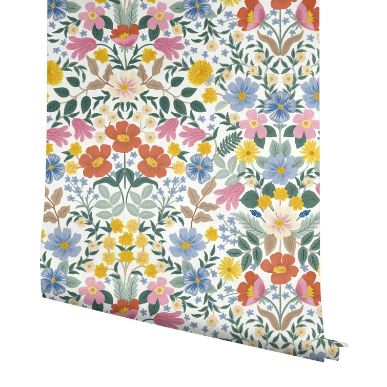 Bramble Garden 20" L x 27" W Peel and Stick Wallpaper Roll