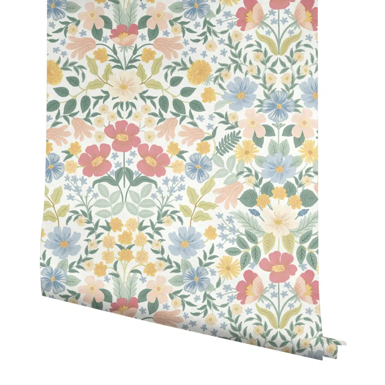 Bramble Garden 20" L x 27" W Peel and Stick Wallpaper Roll
