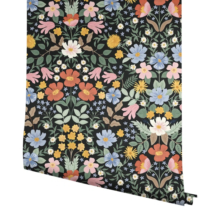 Bramble Garden 20" L x 27" W Peel and Stick Wallpaper Roll