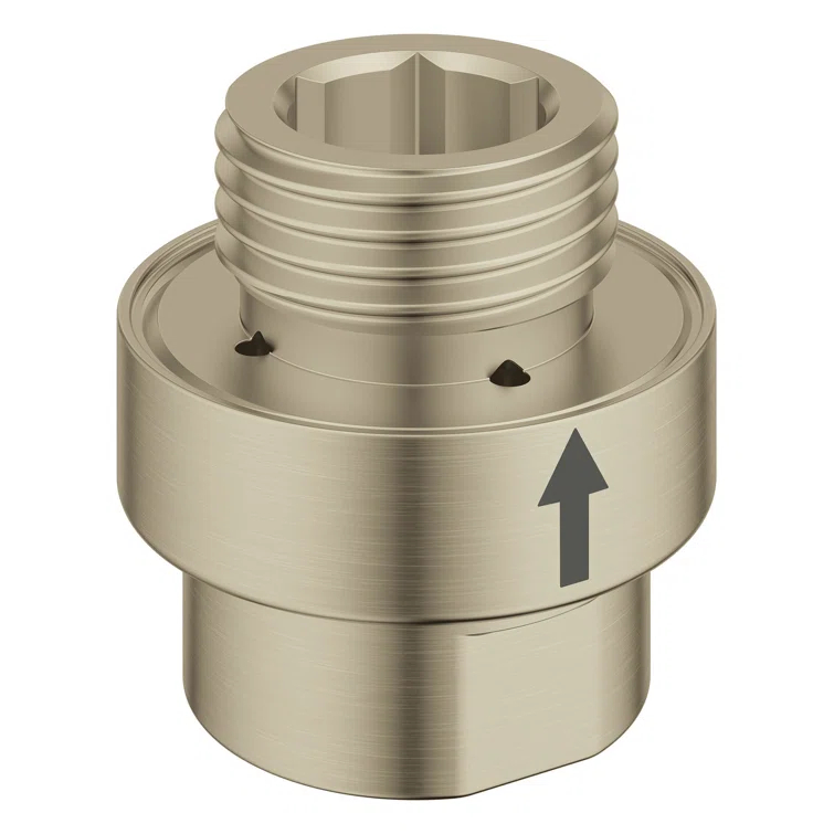 Universal 1/2-Inch Handheld Shower Inline Vacuum Breaker