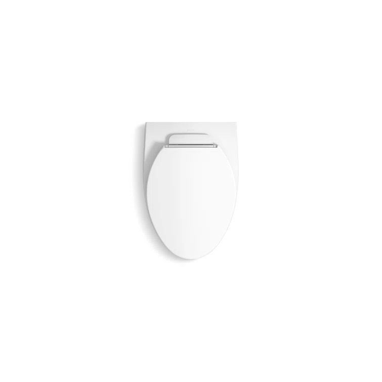 Veil Wall-Hung Compact Elongated Toilet, Dual-Flush