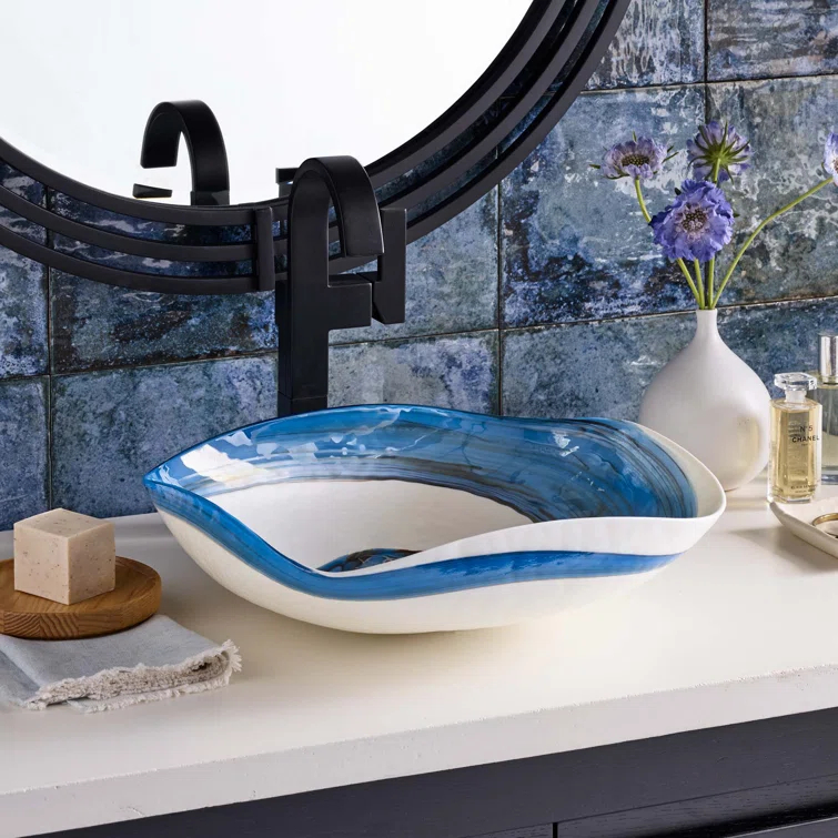 Lido Murano Glass Specialty Vessel Bathroom Sink