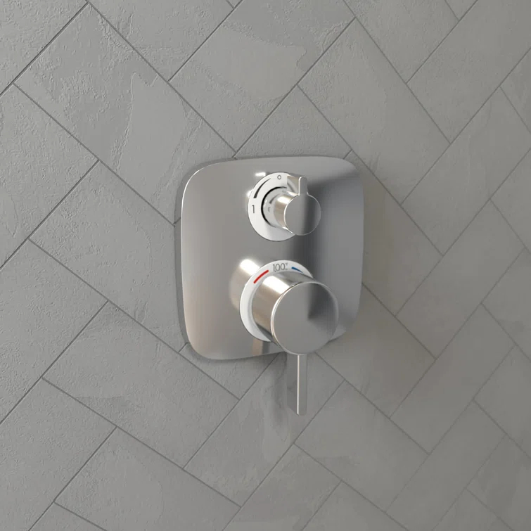Ecostat E Temperature Memory Thermostatic Valve Trim with Diverter