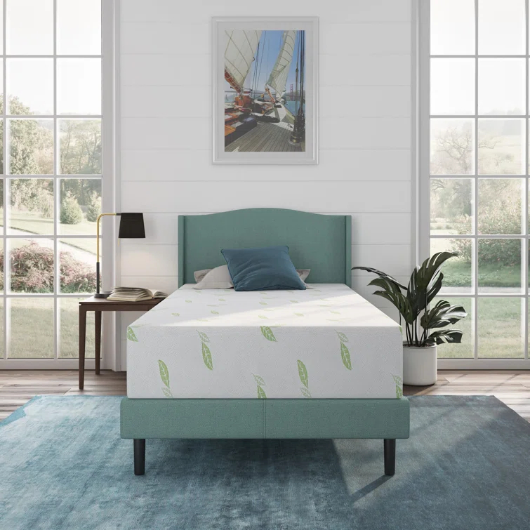 Anula Green Tea Memory Foam Mattress, Bed in a Box