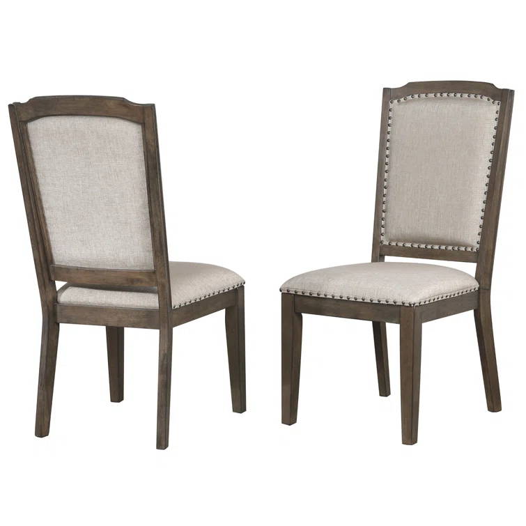 ZHENMIAO XINLEI TRADING INC 19'' H Upholstered Side Chair (Set of 2)