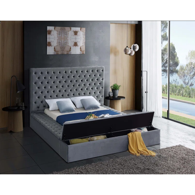 Johnnay Upholstered Platform Storage Bed