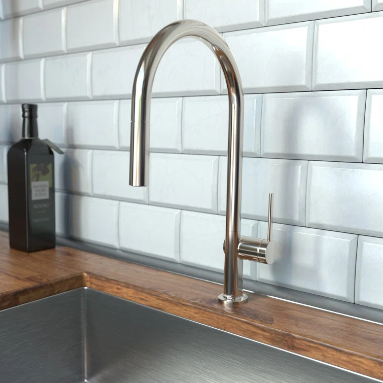 hansgrohe Talis N HighArc Kitchen Faucet, O-Style 2-Spray Pull-Down, 1.75 GPM