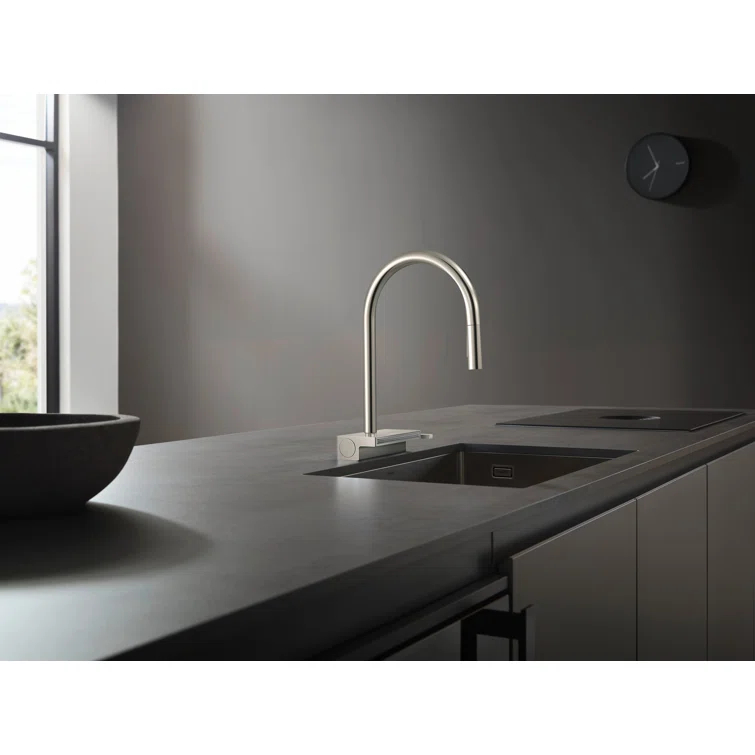 Aquno Select 3-Spray Kitchen Faucet with Pull-Down Spout, 1.75