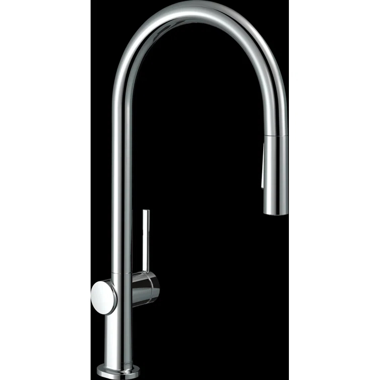 hansgrohe Talis N HighArc Kitchen Faucet, O-Style 2-Spray Pull-Down, 1.75 GPM