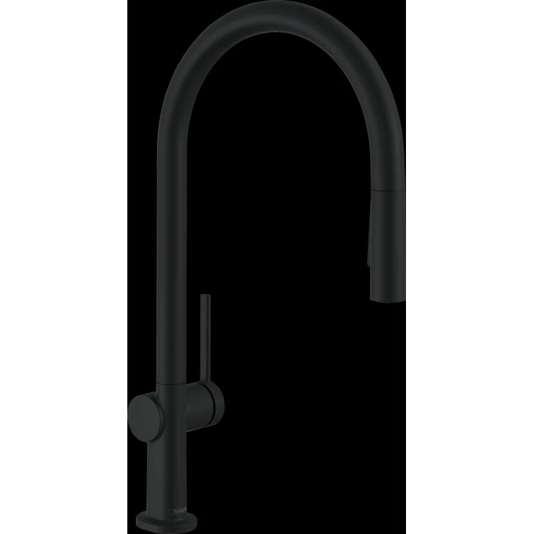 hansgrohe Talis N HighArc Kitchen Faucet, O-Style 2-Spray Pull-Down, 1.75 GPM