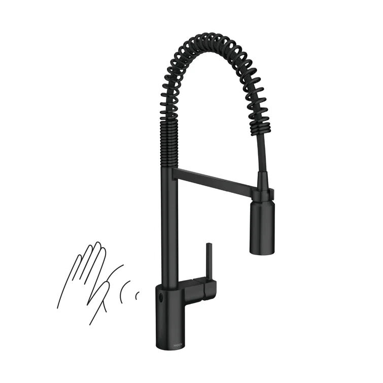 Moen Align MotionSense Wave Single Handle Spring Pulldown Kitchen Faucet with Power Clean Technology