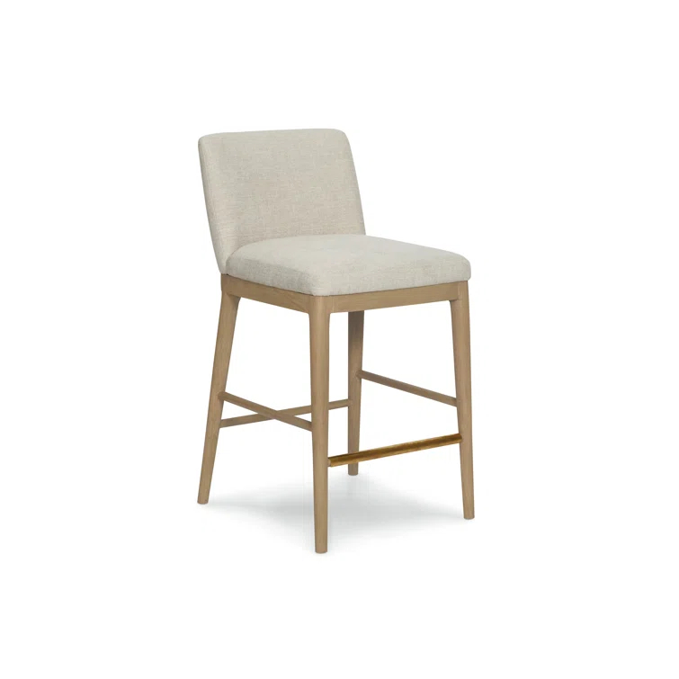 Brownstone Furniture Menlo Upholstered Counter Stool with Solid Wood Frame