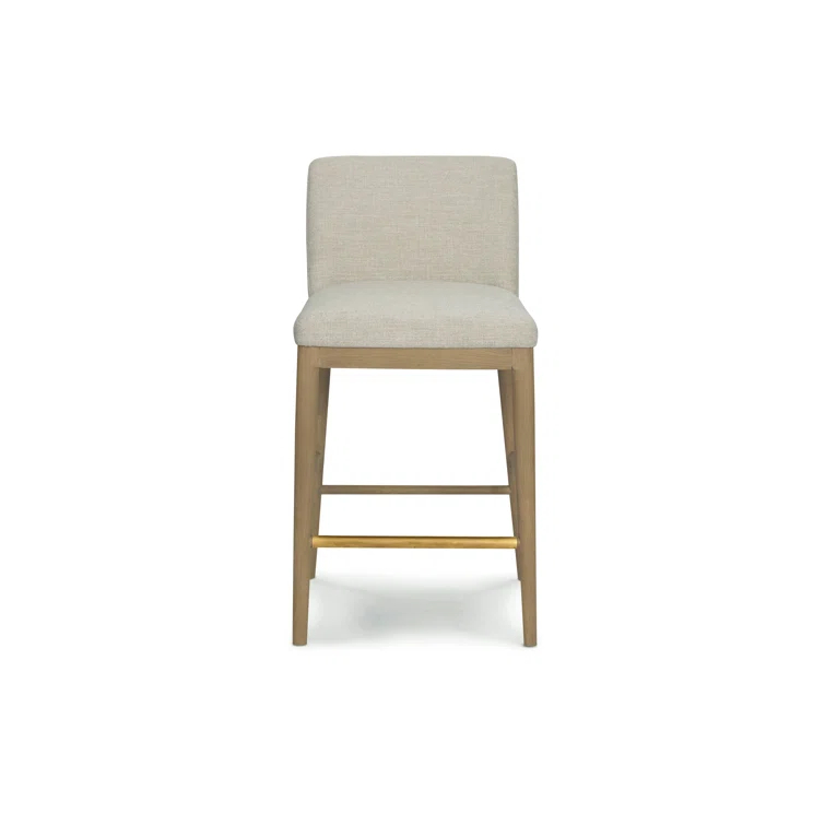 Brownstone Furniture Menlo Upholstered Counter Stool with Solid Wood Frame