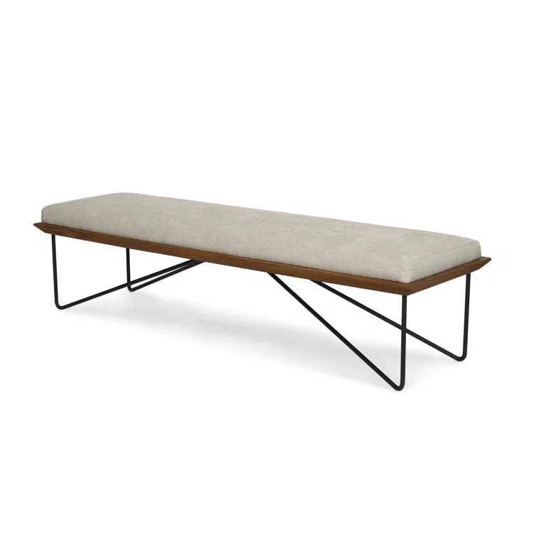 Brownstone Furniture Maxwell Crypton® Upholstered Bench