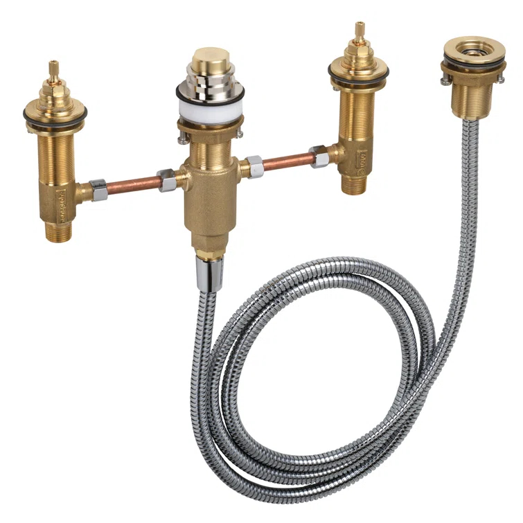 hansgrohe Finoris 4-Hole Roman Tub Set Trim with 1.75 GPM Handshower