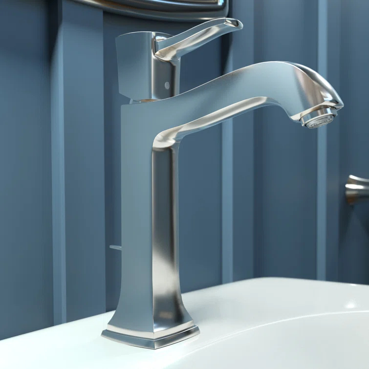 Hansgrohe Metropol Classic Single-Hole Faucet 160 with Drain Assembly, 1.2 GPM