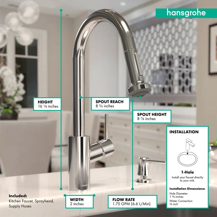 Talis S Pull Down Single Handle Kitchen Faucet