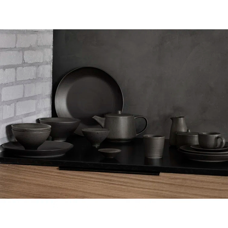 Espresso Ceramic Microwave-Safe Small Bread Plate