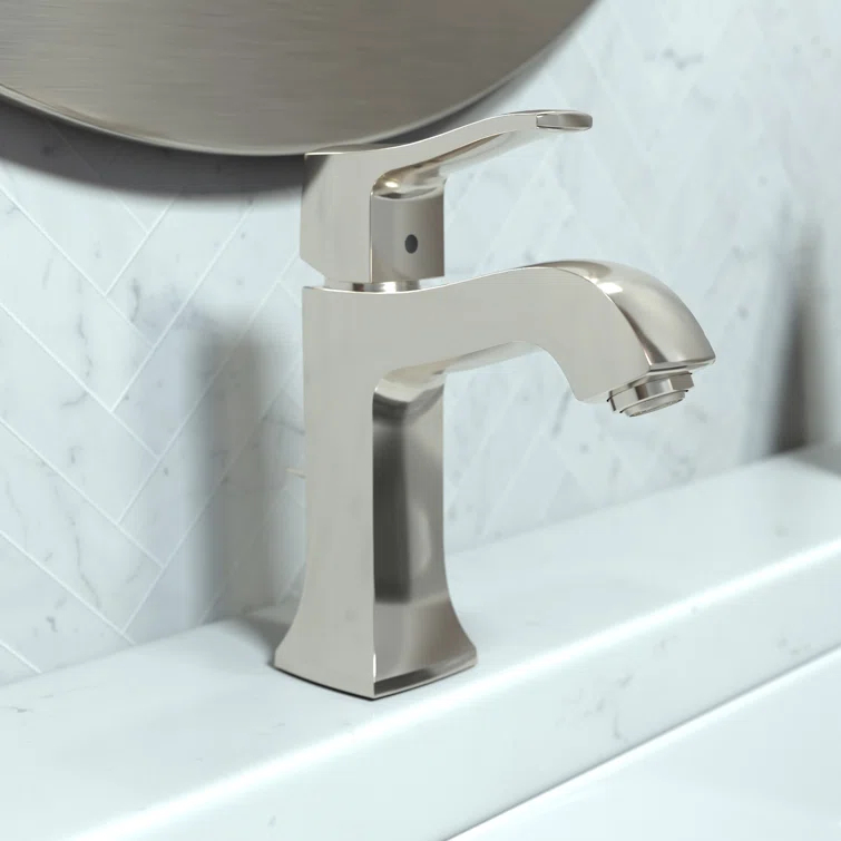 Metris C Single Hole Bathroom Faucet with Drain Assembly