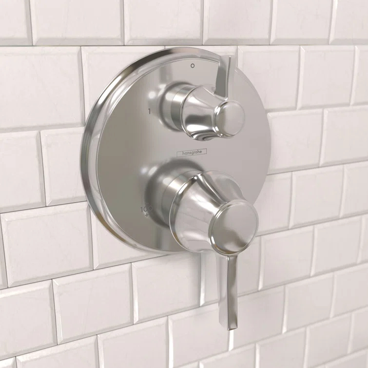 Metris C Thermostatic Shower Trim with Volume Control Valve Trim Only
