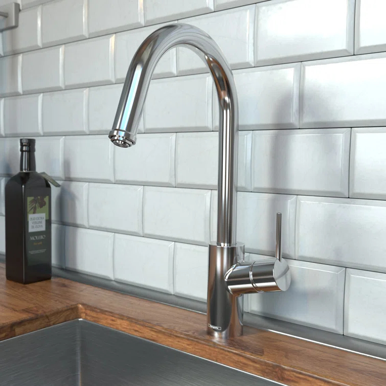 Talis S² Pull Down Single Handle Kitchen Faucet with Handle and Supply Lines