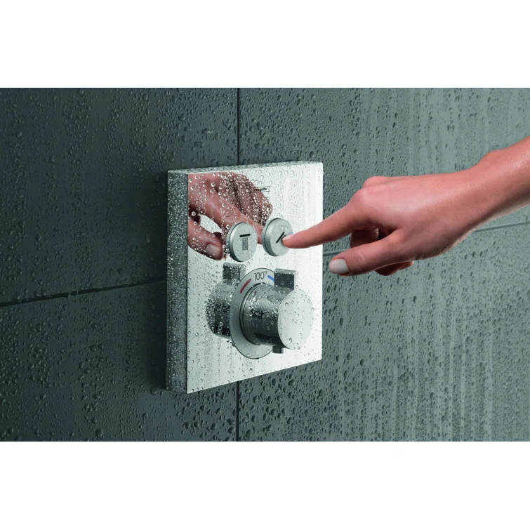 ShowerSelect 1-Handle 6-Inch Wide, Temperature Memory, Thermostatic Valve Trim Only, with Diverter
