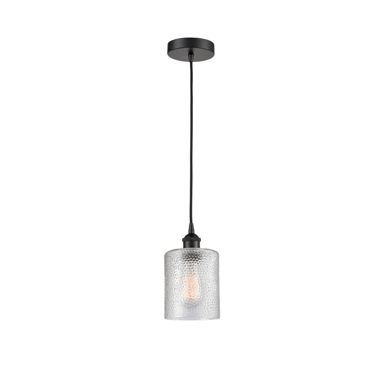 Innovations Lighting Cobbleskill 1 - Light Single Drop Pendant Pendant