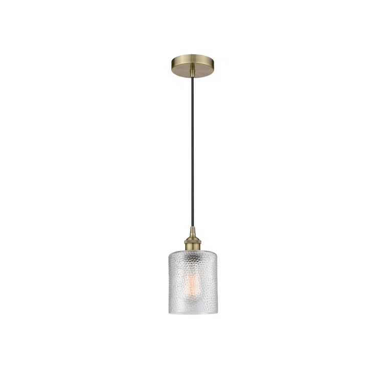 Cobbleskill 1 - Light Single Drop Pendant Pendant