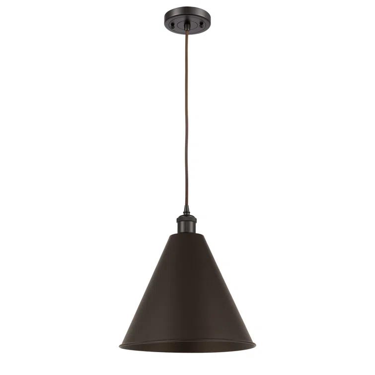 Ballston Cone 1 - Light Single Drop Pendant Pendant