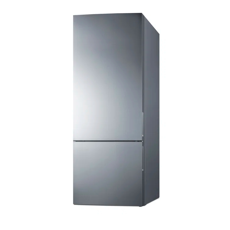 Summit Appliance 28" 14.6 Cubic Feet Energy Star Bottom Freezer Refrigerator