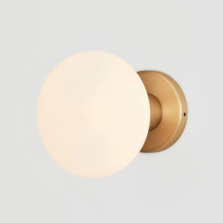 Lochan Outdoor Sconce with Oval by Tala - Brass
