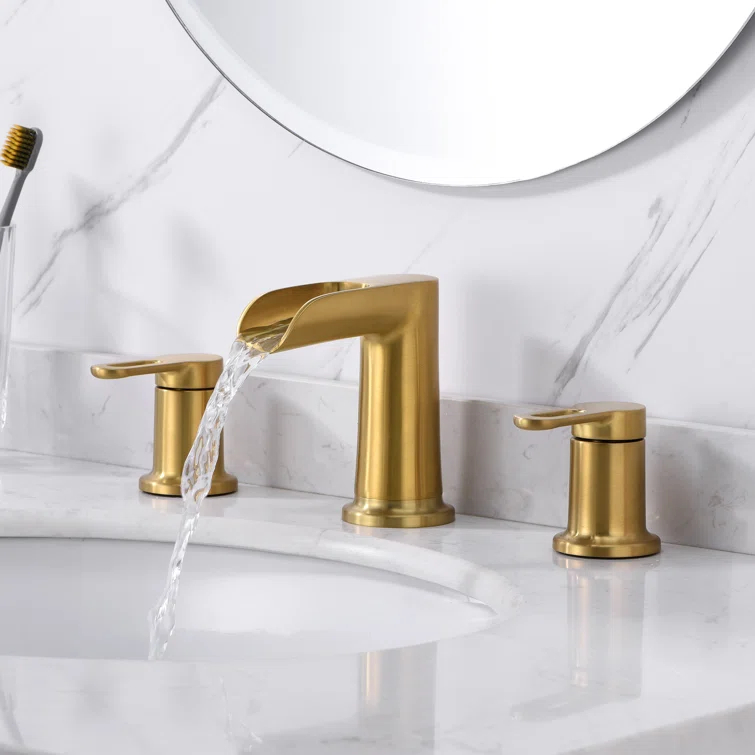 VividFall 8 in. Widespread 2-Handle Bathroom Faucet