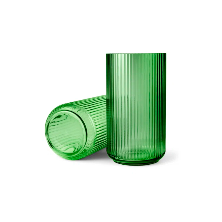 Green Porcelain 15" Decorative Table Vase