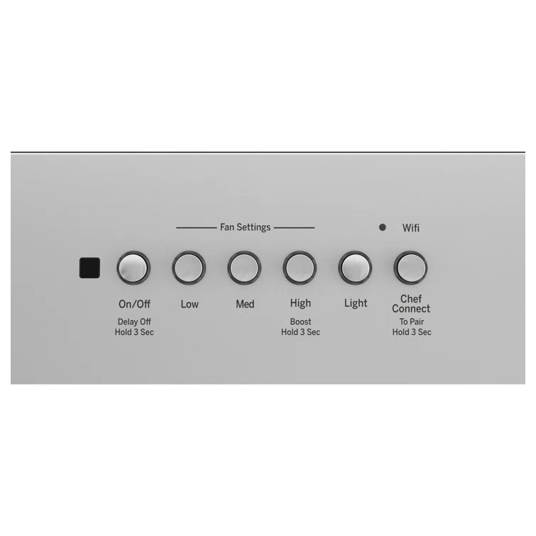 39.75" 1220 CFM Convertible Insert Range Hood in Stainless Steel with Nightlight Wi-Fi Remote Control Included