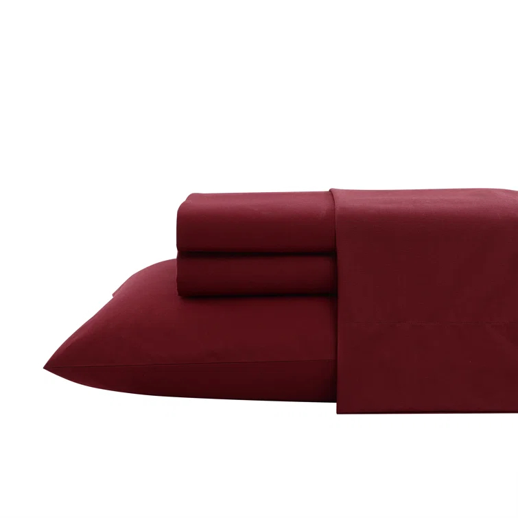 Nautica Solid Cotton Percale Sheet Sets