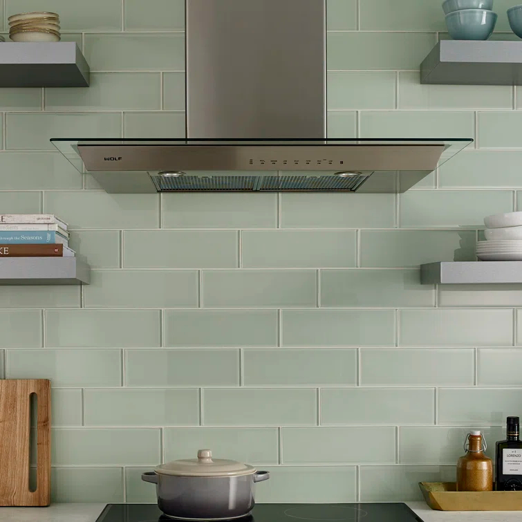 4" x 12" Glass Subway Tile