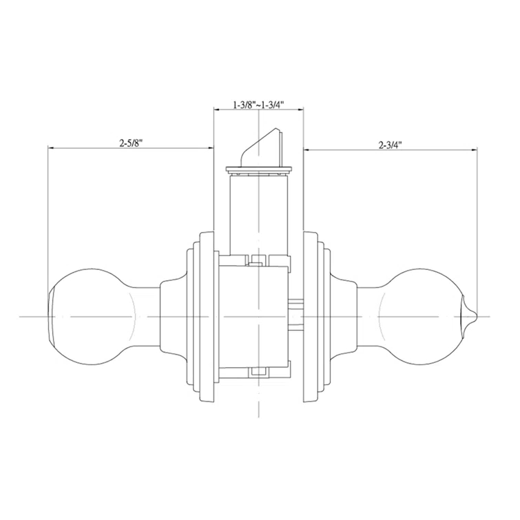 Italian Passage Door Knob