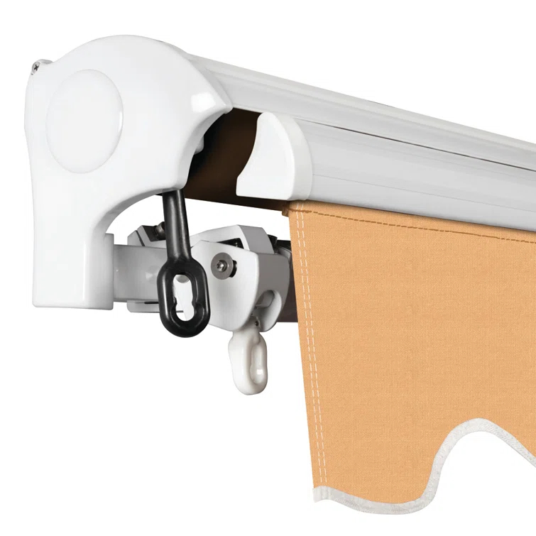 Advaning 10.5'' Fabric, Metal Cover Retractable Patio Awning