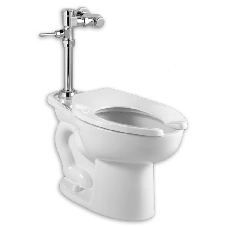 White Elongated One Piece High Efficiency Toilet