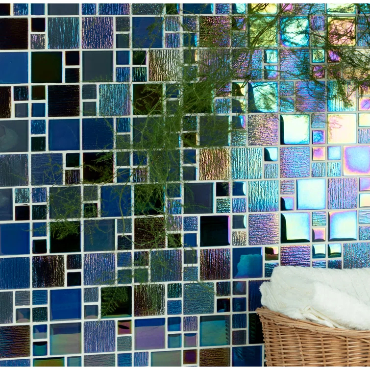 Reflections Artista Glass Versailles Mosaic Sheet Tile