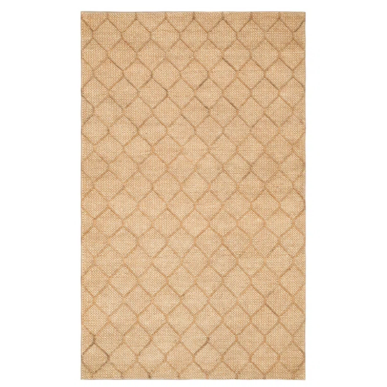 Tiles Natural Handwoven Jute Rug
